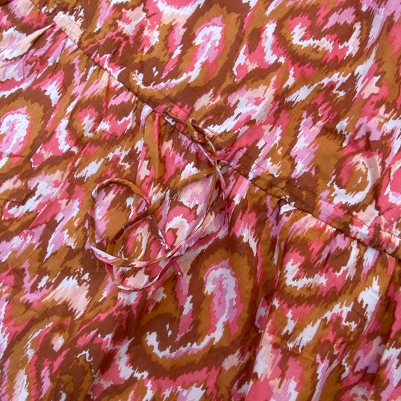 Isaac Mizrahi live Maxi Sundress sz 2X orange peach pink sleeveless - Picture 7 of 14